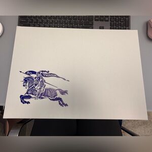 Burberry Blue Knight Box 10”x14.5”x2.5”